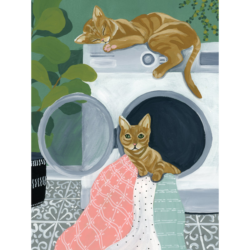 Blanchisserie par Yvette St. Amant, H 16 po x l 12 po