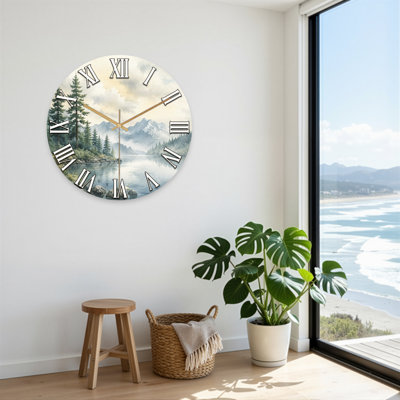 Horloge murale en verre Ultra Clear