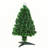 2.5Ft Tall Pre-Lit Douglas Fir Tabletop Artificial Christmas Tree With Realistic Branches, Fiber Optic LED Lights And 85 Tips, Green