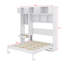Somptueux lit escamotable mural comprenant un bureau, une armoire et des supports de rangement-2024224285-2024224284