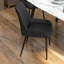 Chaise d'appoint en métal capitonnée Kardarius-372888914