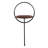 Maya 37.13'' Powder Coated LED Tray Table Floor Lamp