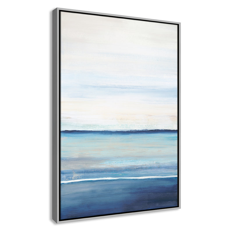 «Emmit Distant Whispers» par Filippo Ioco - reproduction d'art, H 37,5 po x l 25,5 po x P 2 po, Toile avec cadre argenté