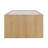 Nicci Hewitt Modern Contemporary 52" Block Coffee Table with Hidden Casters-159982753