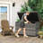 YITA 230 Gallon Wicker Deck Box-88960219