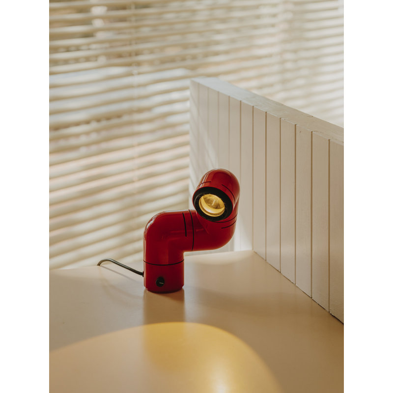 Desk Lamp, Red