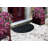 Armie Paisley Natural Rubber Half-Round Grill Door Mat – 30" × 48", Heavy-Duty & Non-Slip, Black