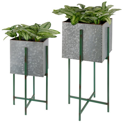 Square Flowerpot on Stand