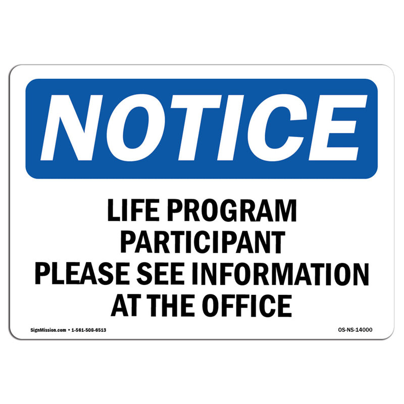 Notice Sign