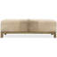 Melange Leather Bench