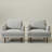 Miller Upholstered Swivel Armchair (set Of 2)-195729485