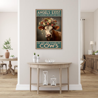 And Are Called Cows 1 - 1 Piece Rectangle Graphic Art Print On Wrapped Canvas _0392