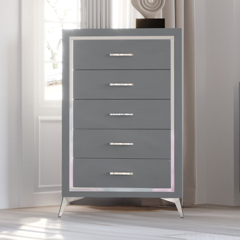 Maxo 5 - Drawer Chest, Gris
