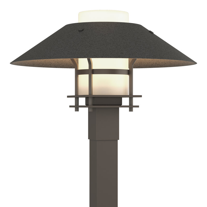 Henry 1 - Light 15.8" H Hardwired Lantern Head, Frosted, Natural Iron, Coastal Dark Smoke