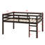 Lit mezzanine en bois avec échelle-727501771