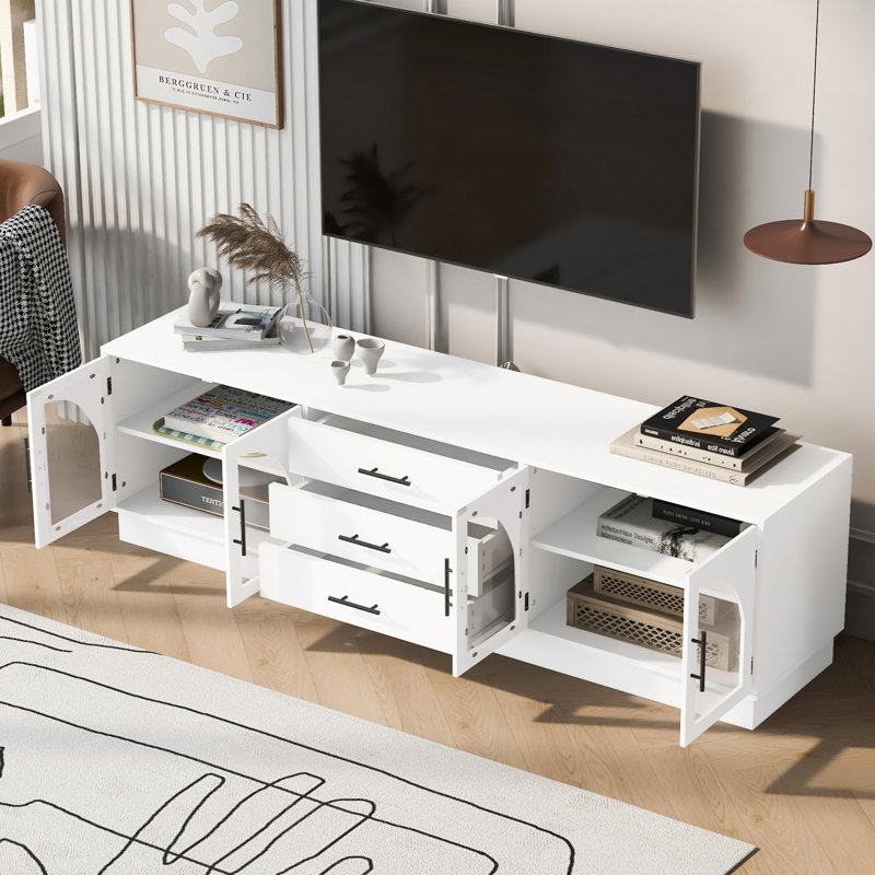 VIBE HAUS 68.9'' Modern Minimalist TV Stand For Tvs Up To 75 Inches