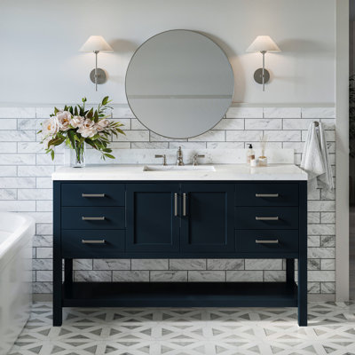 Meuble-lavabo simple 60 po ARIEL Moille