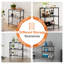Kishore Étagère de rangement en métal de 22,99 pouces de largeur avec plusieurs tablettes pour le garage de cuisine-73192648