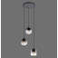 Natalina 3 - Light Matte Black Cluster Pendant