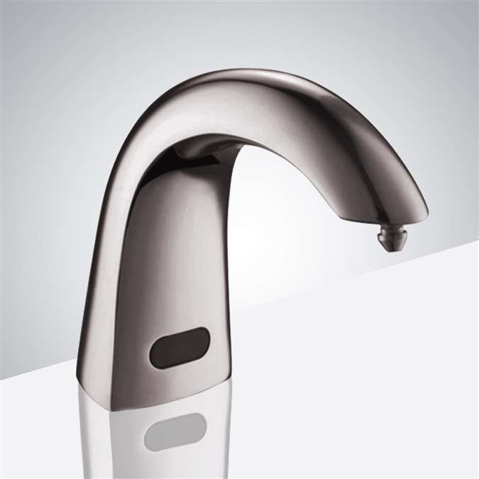 BathSelect Brushed Nickel Commercial Automatic Liquid Foam Soap Dispenser Type D
