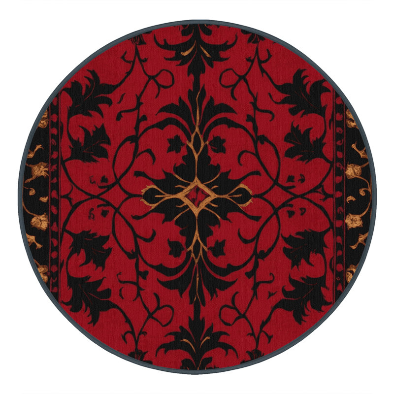 Vineyard Majesty Rug, Round 4'