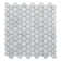 Carrara Hexagon 1" x 1" Marble Mosaic Tile in White