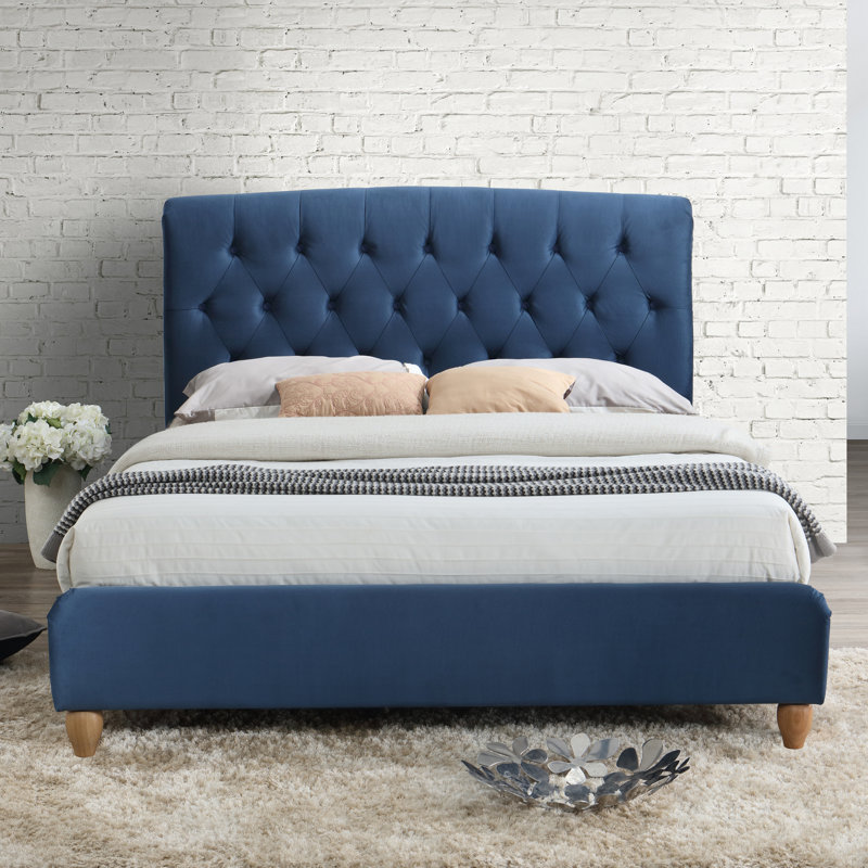 Aima Upholstered Bed Frame, Small Double