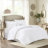 Microfiber Comforter White Queen - Ruffled And , Filled, 5 With Comforter, 2 Shams, Decorative Pillow, Bed Skirt, Machine Washable Filling Includes-120478262