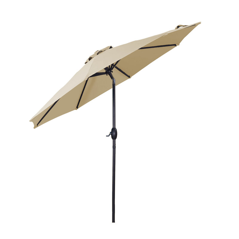 Parasol de marché 9 pi Gigliola, Taupe