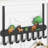 Iron Seamless Over-The-Door Hook Rack