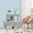 28''H X 25.5''W Axenia Geometric Bookcase