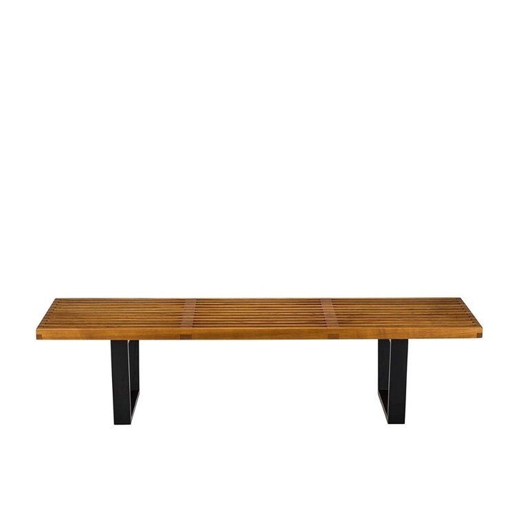 Motides Solid Wood Bench