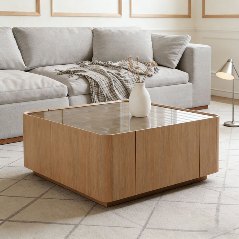 Table basse Modern, 31,5 po - Carré