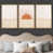 Toile naturelle avec cadre flottant