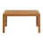 Barton Outdoor Eucalyptus Wood Slotted Coffee Table, Brown