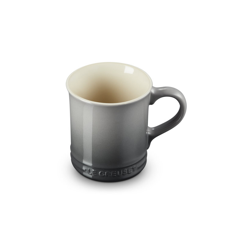 Le Creuset Stoneware Mug, 14Oz., Sea Salt, Gray