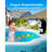 PVC Rectangle Inflatable Pool 20'' H x 71'' W x 124'' L-100146569