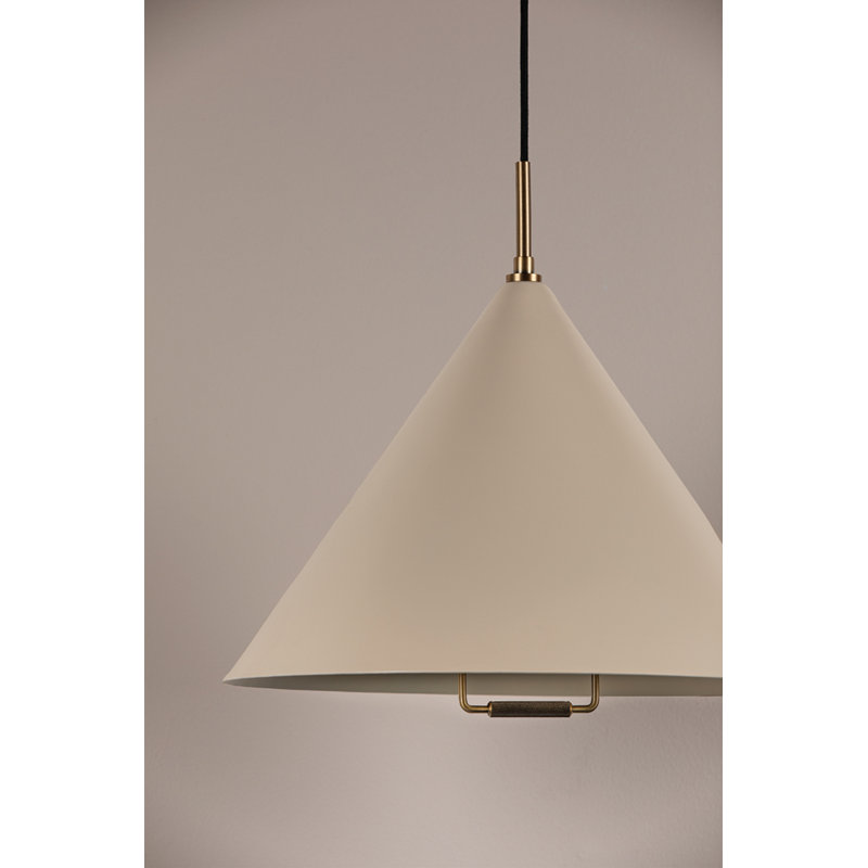Fontana 1 Light Pendant, Yellow