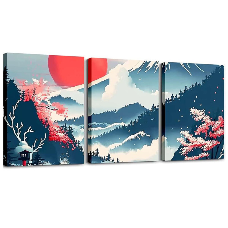 3 Piece Wrapped Canvas Print