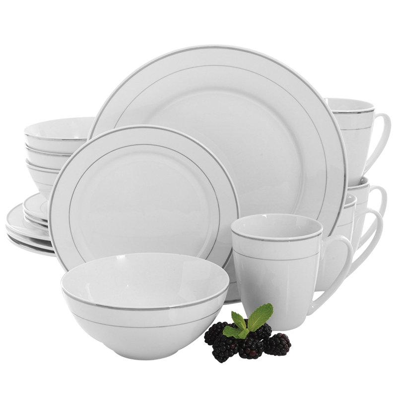 Ensemble 16 pièces de vaisselle, service pour 4 Defiance