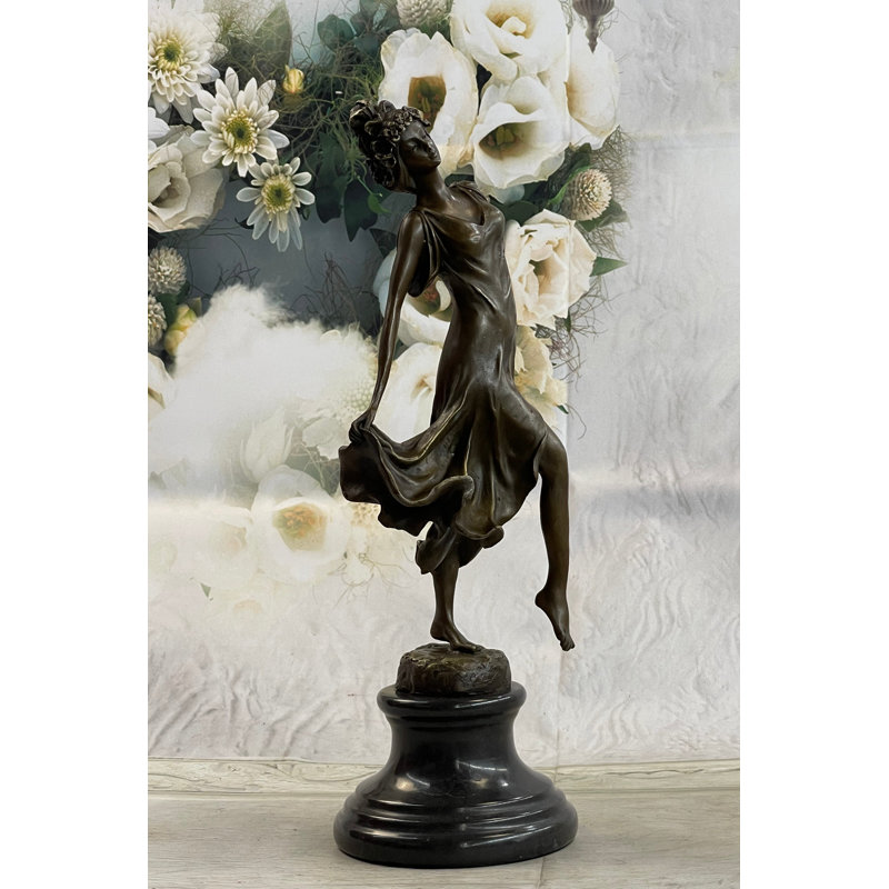 Statue de danseuse gitane Art déco Nouveau de Britanya