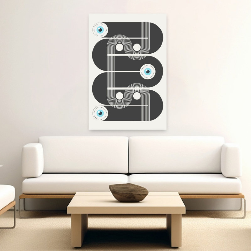 Dashiell Contemporary Art Abstract Minimalist Modern Wall Art - Wrapped Canvas Print, 152.4 cm H x 101.6 cm W