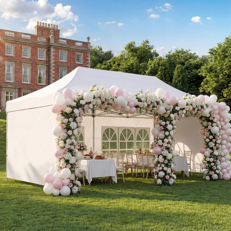 10' x 20' Heavy-Duty Party Tent, Waterproof Event Shelter with Removable Sidewalls, 10' x 20'