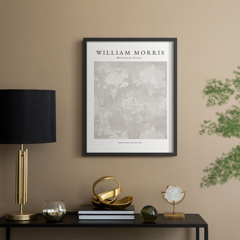 Vintage Abstract Print X Framed Print - Solid Wood, Black, 30" H x 24" W
