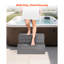 Hot Tub Step 2-Step Spa RV Stairs HIPS 63.5 cm Wide for Outdoor Pool