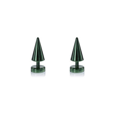 2-Piece Lighted Sparkle Cone Tree Set