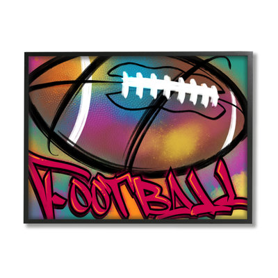 Urban Sports Football, estampe numérique encadrée par Marcus Prime