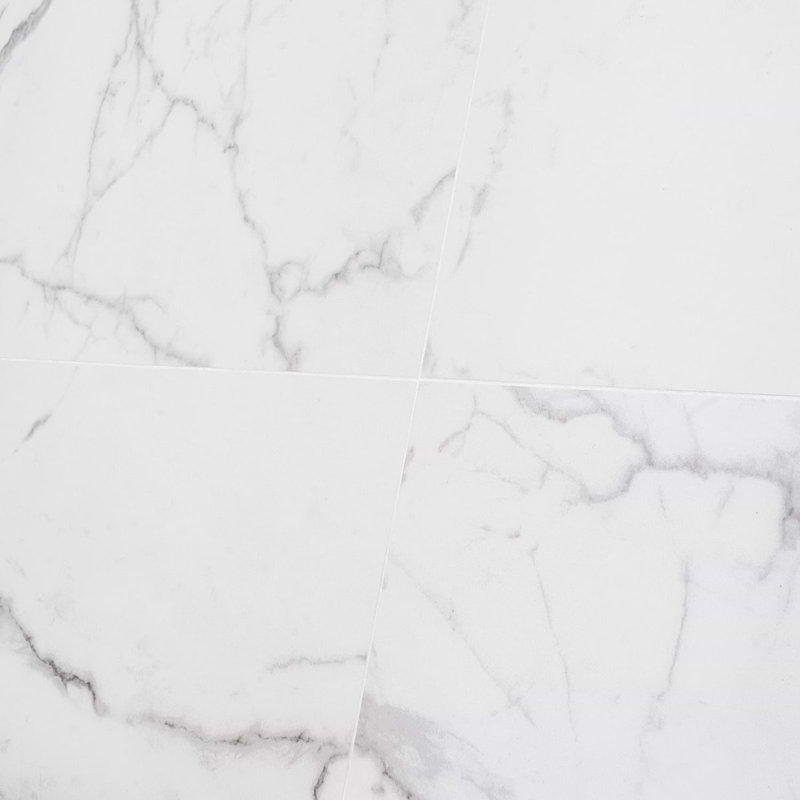 Dreamstone 12X24 Matte Porcelain Tile, Statuario Venato Matte