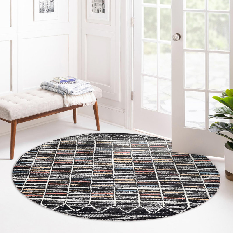 Tapis Bungalow Gage Joriann, Rond 3 pi 3 po