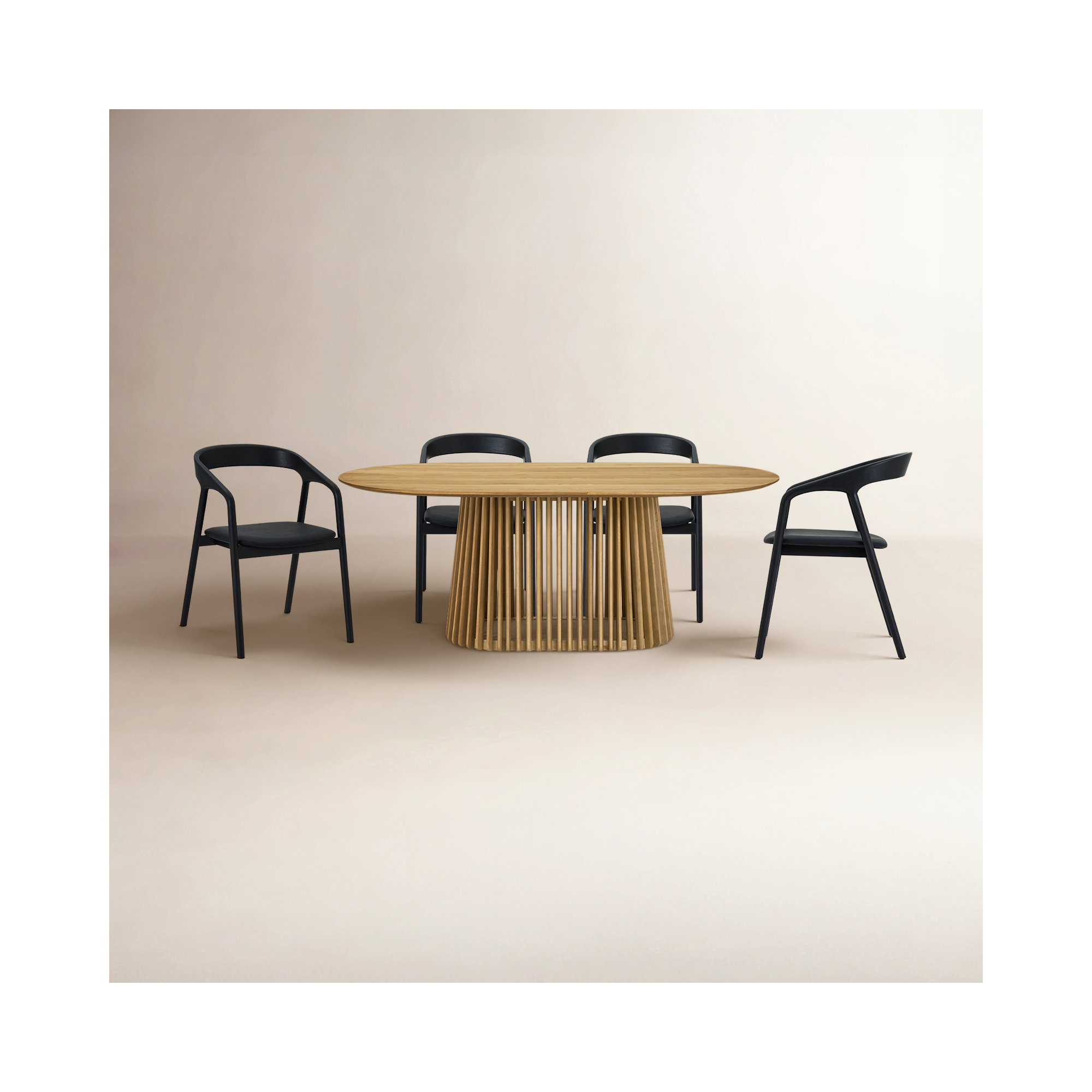 Brysa 5 - Piece Extendable Dining Set, Natural, Natural